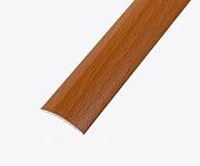 Порог (стык) Русский профиль  разноуровневый декорированный, 38*2700 мм, Вишня